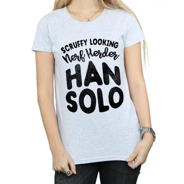 Star Wars Womens/Ladies Han Solo Legends Tribute Cotton T-Shirt