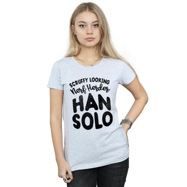 Star Wars Womens/Ladies Han Solo Legends Tribute Cotton T-Shirt
