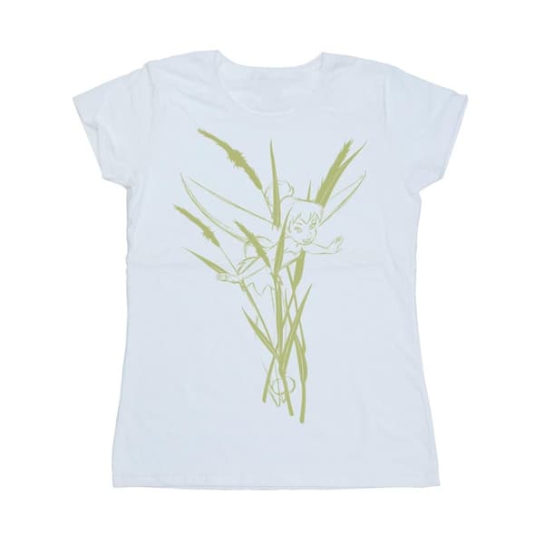 Disney Womens/Ladies Tinkerbell Nature Cotton T-Shirt