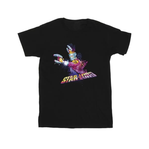 Marvel Mens Guardians Of The Galaxy Abstract Star Lord T-Shirt