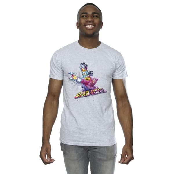 Marvel Mens Guardians Of The Galaxy Abstract Star Lord T-Shirt