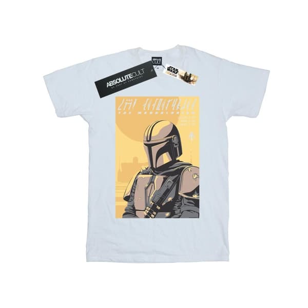 Star Wars T-shirt med konstaffisch från The Mandalorian för pojkar