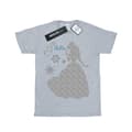 Miniatyrbild 1 av 5: Disney Princess Belle Christmas Silhouette T-shirt i bomull för flickor