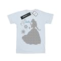Miniatyrbild 1 av 5: Disney Princess Belle Christmas Silhouette T-shirt i bomull för flickor