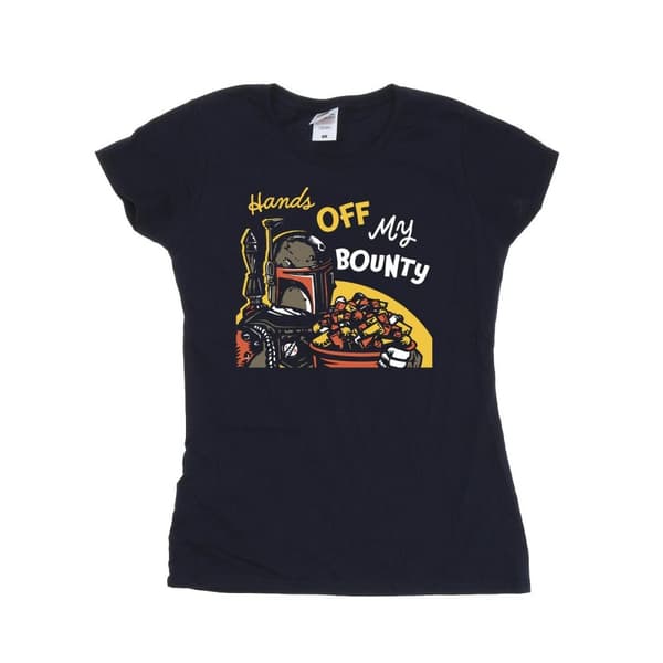 Star Wars Womens/Ladies Boba Fett Hands Off My Bounty Cotton T-Shirt