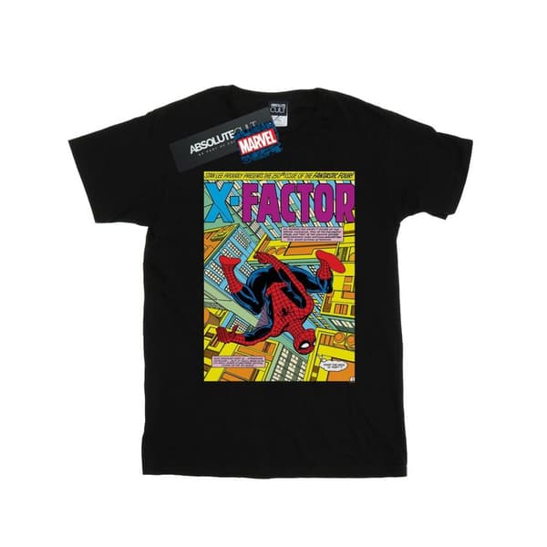 Marvel Spider-Man X Factor Cover T-shirt i bomull för flickor