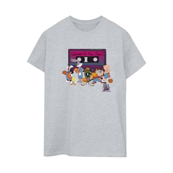 Space Jam: A New Legacy Dam/Tjej Team Cassette Boyfriend T-shirt i bomull
