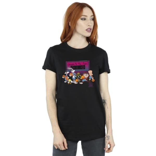 Space Jam: A New Legacy Dam/Tjej Team Cassette Boyfriend T-shirt i bomull