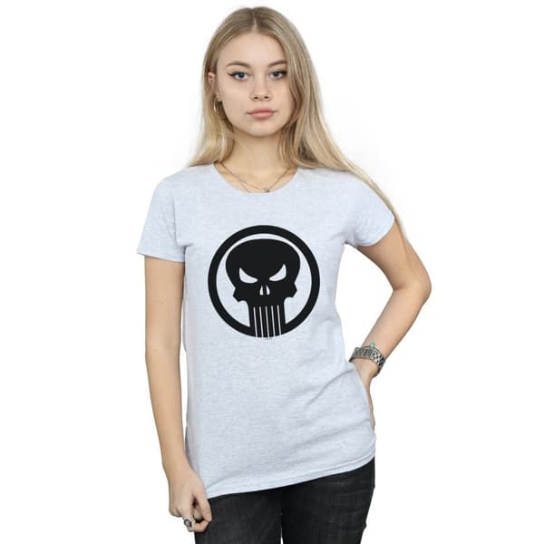 Marvel Dam/Tjej - The Punisher - Skull Circle - Bomulls-T-shirt