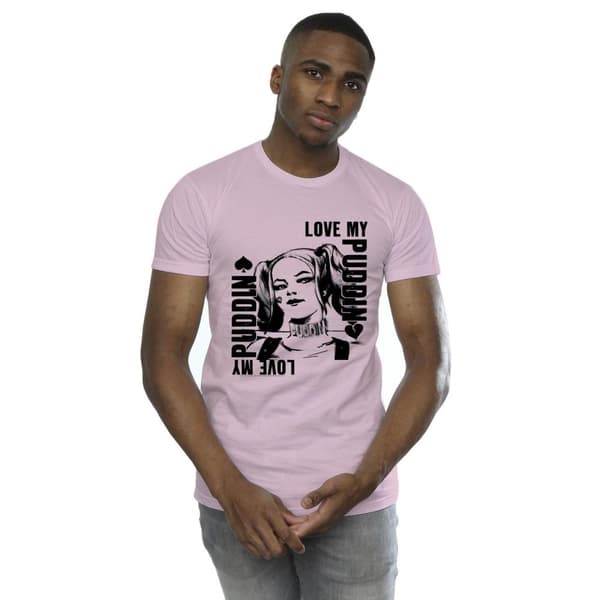 DC Comics Mens Suicide Squad Harley Love Puddin T-Shirt