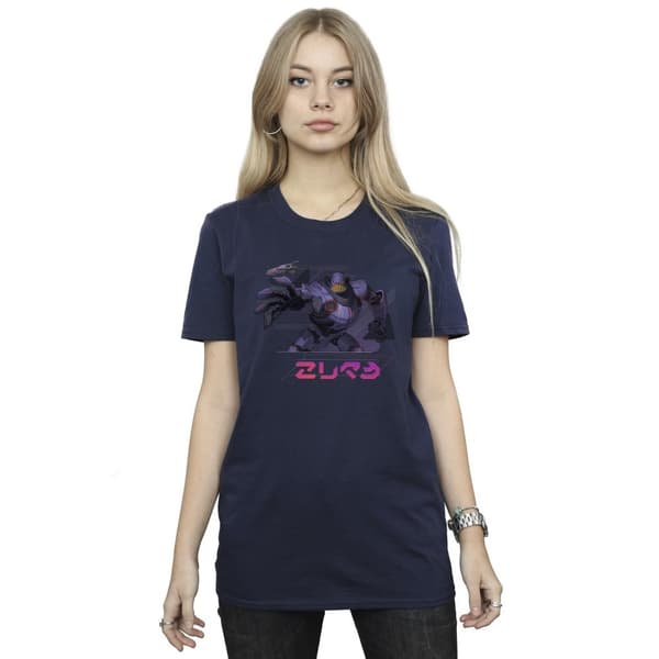 Disney Dam/Lady Lightyear Zurg Complex Boyfriend T-shirt i bomull