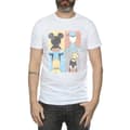 Miniatyrbillede 3 af 5: Disney Mens Mickey Mouse Four Backs T-Shirt