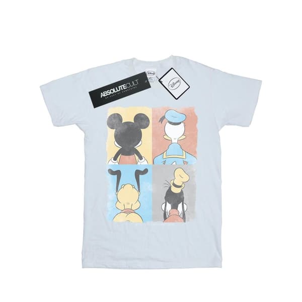 Disney Mens Mickey Mouse Four Backs T-Shirt