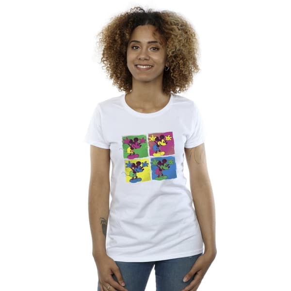 Disney Dam/Tjej Musse Pigg Pop Art T-shirt i bomull