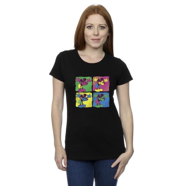 Disney Dam/Tjej Musse Pigg Pop Art T-shirt i bomull