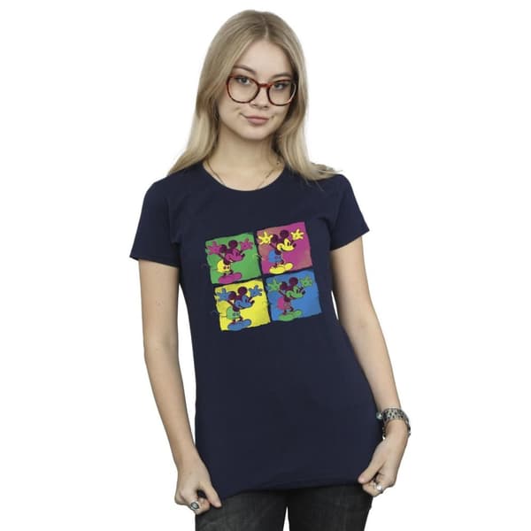 Disney Dam/Tjej Musse Pigg Pop Art T-shirt i bomull