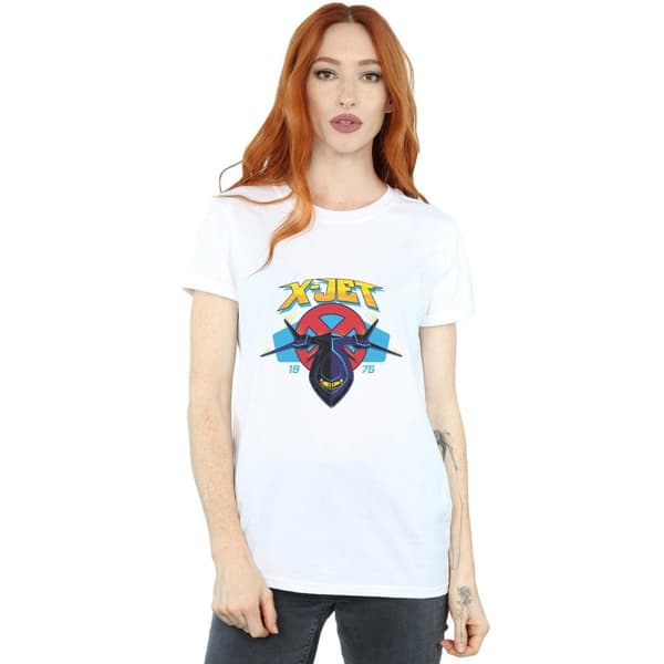 Marvel Womens/Ladies X-Men X-Jet Cotton Boyfriend T-Shirt