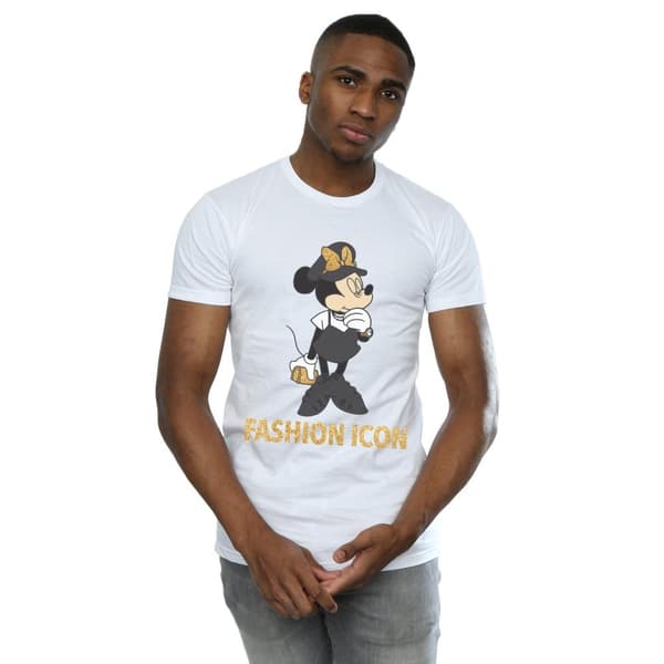Disney Mens Minnie Mouse Fashion Icon T-Shirt