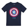 Miniatyrbillede 1 af 3: Captain America Childrens/Kids Drip Shield T-Shirt