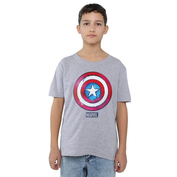Captain America Droppskydds-T-shirt för barn/unga