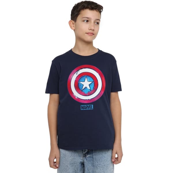 Captain America Droppskydds-T-shirt för barn/unga