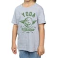 Miniatyrbild 3 av 5: Star Wars Yoda Collegiate T-shirt i bomull för flickor