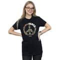 Pikkukuva 2 / 5: Woodstock Womens/Ladies Floral Peace Cotton Boyfriend T-Shirt