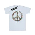 Pikkukuva 1 / 5: Woodstock Womens/Ladies Floral Peace Cotton Boyfriend T-Shirt