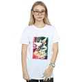 Miniatyrbild 2 av 3: Marvel Dam/Tjej Captain Marvel Alpha Flight Boyfriend T-shirt i bomull