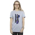 Miniatyrbillede 2 af 3: Marvel Womens/Ladies Black Panther Wakanda Forever Shuri Pose Cotton Boyfriend T-Shirt