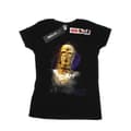 Miniatyrbild 1 av 5: Star Wars Dam/Tjej - De sista jedi C-3PO T-shirt i borstad bomull