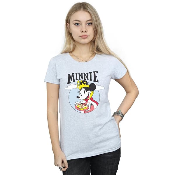 Disney Dam/Tjej Minnie Mouse Queen T-shirt i bomull
