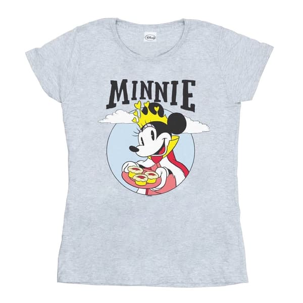 Disney Dam/Tjej Minnie Mouse Queen T-shirt i bomull