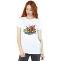 Miniatyrbild 2 av 3: Disney Dam/kvinnor Wreck It Ralph Race Skull Boyfriend T-shirt i bomull