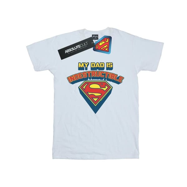 DC Comics Superman My Dad Is Indestructible T-shirt för pojkar
