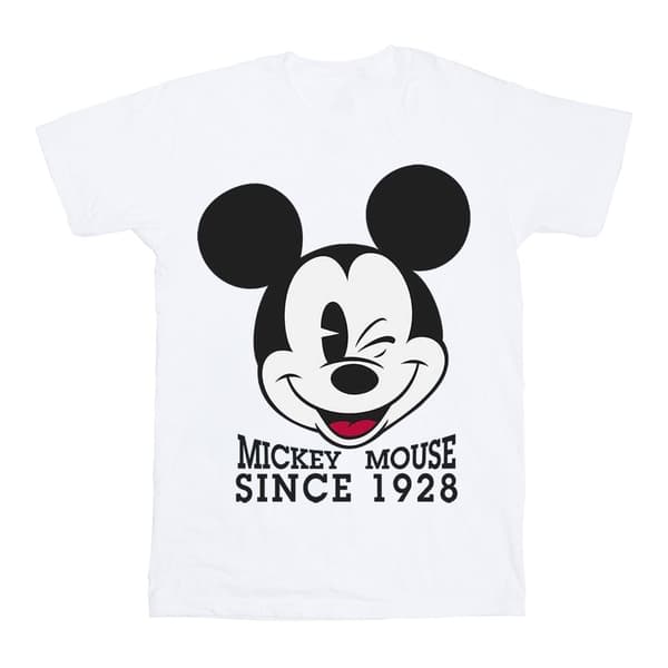 Disney Girls Mickey Mouse Since 1928 Cotton T-Shirt