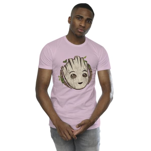 Marvel T-shirt "I Am Groot Wooden Head" för herrar