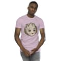 Miniatyrbild 2 av 3: Marvel T-shirt "I Am Groot Wooden Head" för herrar