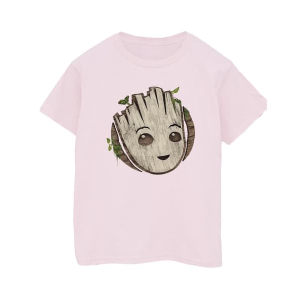 Marvel T-shirt "I Am Groot Wooden Head" för herrar