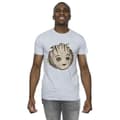 Miniatyrbild 2 av 3: Marvel T-shirt "I Am Groot Wooden Head" för herrar
