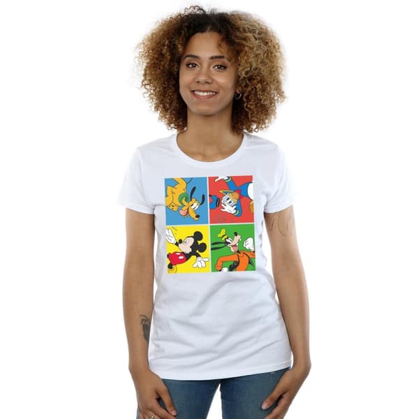 Disney Dam/Tjej Musse Pigg Vänner T-shirt i bomull