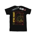 Pikkukuva 1 / 3: Star Wars Girls Darth Vader Dark Grid Cotton T-Shirt