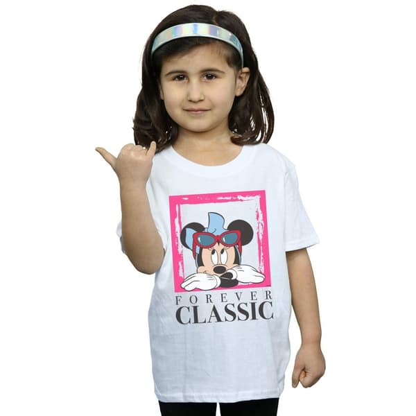 Disney Minnie Mouse Forever Classic T-shirt i bomull för flickor