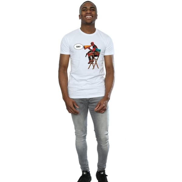 Marvel Deadpool - T-shirt med regissörsstol för herrar