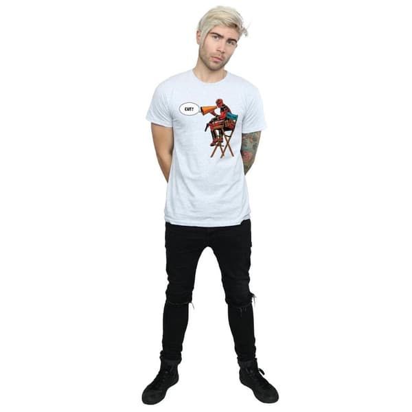 Marvel Deadpool - T-shirt med regissörsstol för herrar
