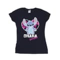 Miniatyrbilde 1 av 3: Disney Womens/Ladies Lilo And Stitch Ohana Forever Heart Cotton T-Shirt