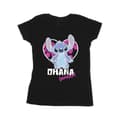 Miniatyrbilde 1 av 3: Disney Womens/Ladies Lilo And Stitch Ohana Forever Heart Cotton T-Shirt