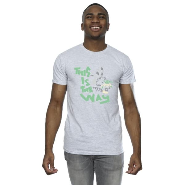 Star Wars Mens The Mandalorian This Is The Way Duo T-Shirt