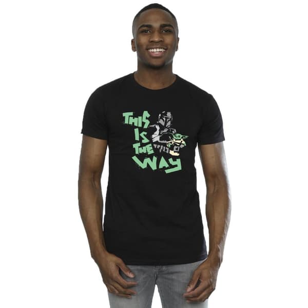 Star Wars Mens The Mandalorian This Is The Way Duo T-Shirt
