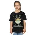 Miniatyrbild 2 av 3: Star Wars Girls The Mandalorian The Child Christmas T-shirt i bomull